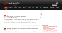 Desktop Screenshot of music.goeszen.com