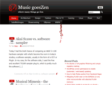 Tablet Screenshot of music.goeszen.com