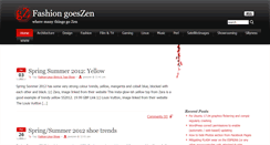 Desktop Screenshot of fashion.goeszen.com