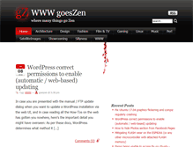 Tablet Screenshot of goeszen.com